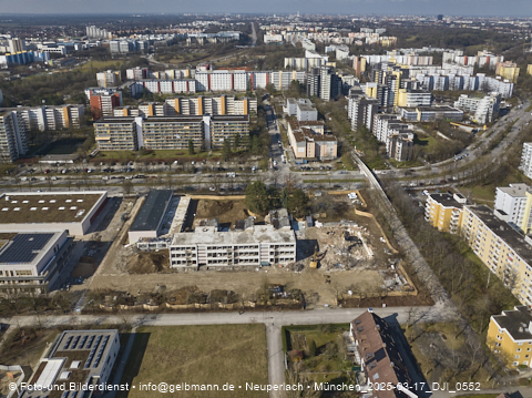 17.03.2025 - Baustelle zur Grundschule am Karl-Marx-Ring in Neuperlach