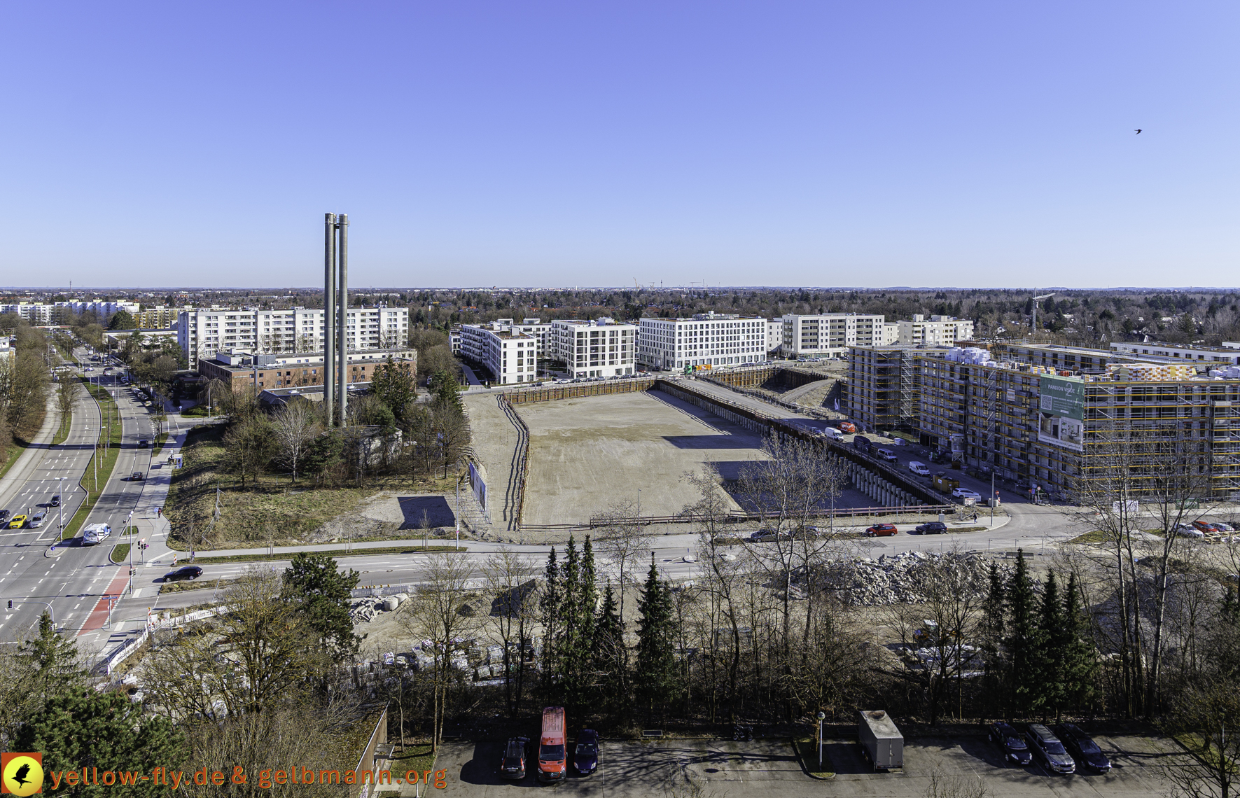 18.03.2025 - Alexisquartier am Karl-Marx-Ring und Marx-Zentrum in Neuperlach