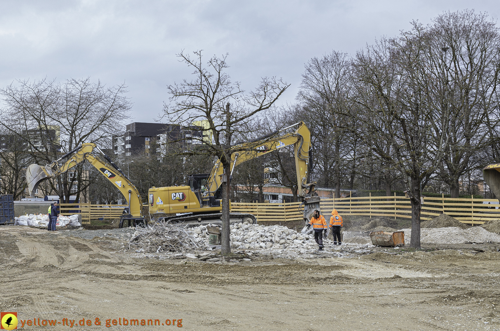 25.03.2025 - Abriss der Grundschule am Karl-Marx-Ring