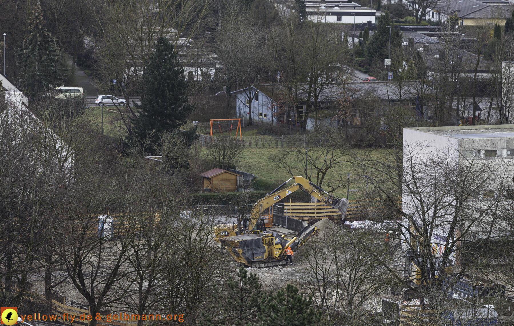 25.03.2025 - Abriss der Grundschule am Karl-Marx-Ring