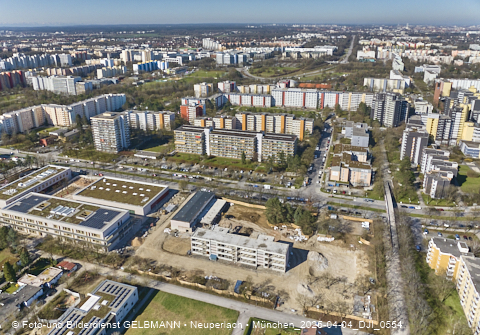 04.04.2025 - Baustelle zur Grundschule am Karl-Marx-Ring in Neuperlach