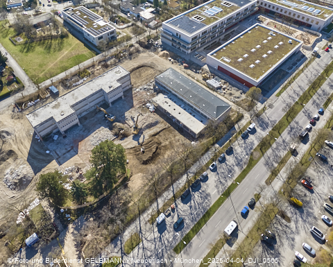 04.04.2025 - Baustelle zur Grundschule am Karl-Marx-Ring in Neuperlach