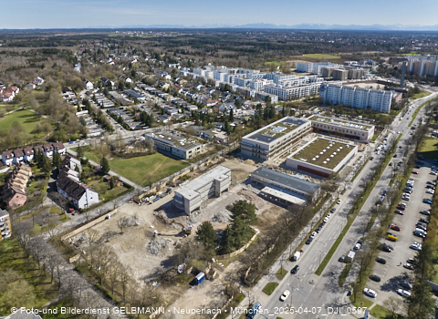 07.04.2025 - Baustelle zur Grundschule am Karl-Marx-Ring in Neuperlach