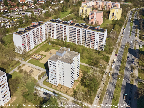 07.04.2025 - Münchner Wohnen am Karl-Marx-Ring 11-21 in Neuperlach
