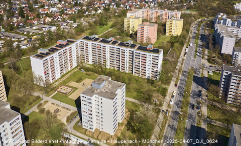 07.04.2025 - Münchner Wohnen am Karl-Marx-Ring 11-21 in Neuperlach