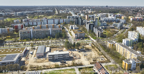 08.04.2025 - Baustelle zur Grundschule am Karl-Marx-Ring in Neuperlach