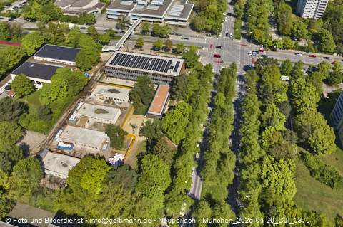 29.04.2025 - Abrissbaustelle Kindergarten an der Heinrich-Wieland-Strasse in Neuperlach