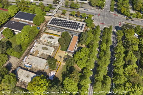 29.04.2025 - Abrissbaustelle Kindergarten an der Heinrich-Wieland-Strasse in Neuperlach