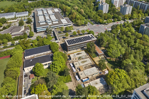 29.04.2025 - Abrissbaustelle Kindergarten an der Heinrich-Wieland-Strasse in Neuperlach