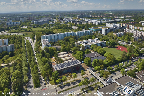 29.04.2025 - Abrissbaustelle Kindergarten an der Heinrich-Wieland-Strasse in Neuperlach