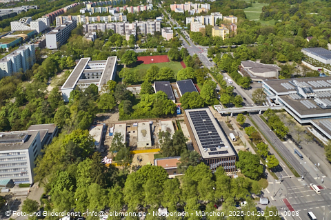 29.04.2025 - Abrissbaustelle Kindergarten an der Heinrich-Wieland-Strasse in Neuperlach
