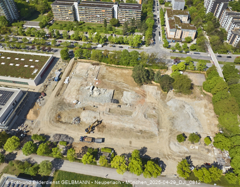 29.04.2025 - Baustelle zur Grundschule am Karl-Marx-Ring in Neuperlach