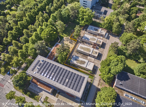 30.05.2025 - Abrissbaustelle Kindergarten an der Heinrich-Wieland-Strasse in Neuperlach