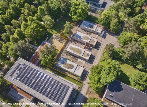 30.05.2025 - Abrissbaustelle Kindergarten an der Heinrich-Wieland-Strasse in Neuperlach