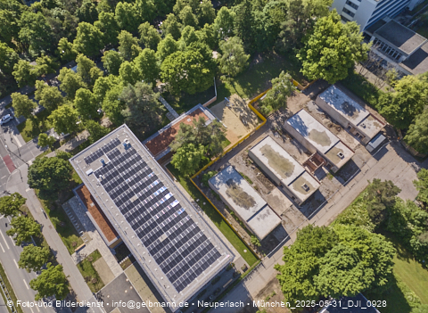 30.05.2025 - Abrissbaustelle Kindergarten an der Heinrich-Wieland-Strasse in Neuperlach