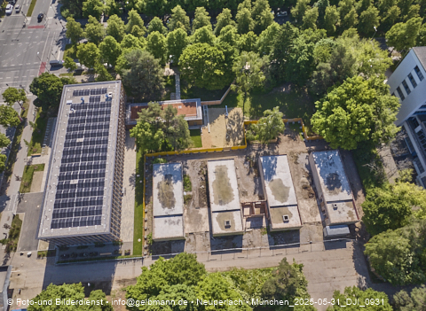 30.05.2025 - Abrissbaustelle Kindergarten an der Heinrich-Wieland-Strasse in Neuperlach