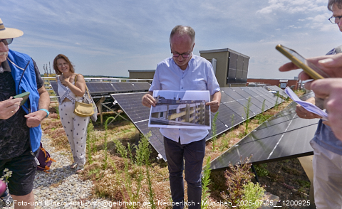 05.07.2025 - Dachbegehung mit der Münchner Wohnen am Karl-Marx-Ring 11-21 in Neuperlach