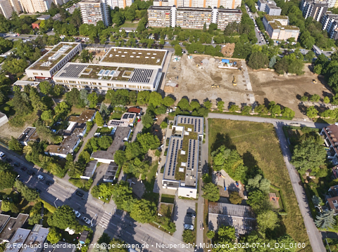 14.07.2025 - Baustelle zur Grundschule am Karl-Marx-Ring in Neuperlach