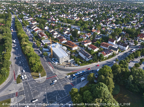 14.07.2025 - Baustelle MONACO an der Heinrich-Wieland-Strasse in Neuperlach