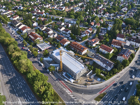 14.07.2025 - Baustelle MONACO an der Heinrich-Wieland-Strasse in Neuperlach