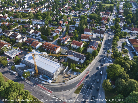 14.07.2025 - Baustelle MONACO an der Heinrich-Wieland-Strasse in Neuperlach