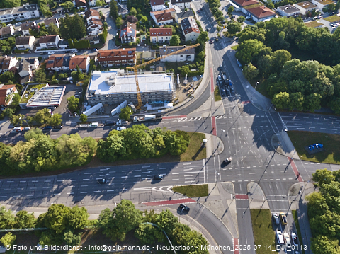 14.07.2025 - Baustelle MONACO an der Heinrich-Wieland-Strasse in Neuperlach