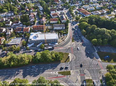 14.07.2025 - Baustelle MONACO an der Heinrich-Wieland-Strasse in Neuperlach