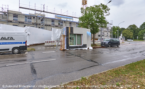 14.07.2025 - Baustelle MONACO an der Heinrich-Wieland-Strasse in Neuperlach