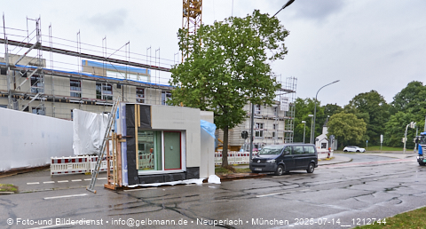 14.07.2025 - Baustelle MONACO an der Heinrich-Wieland-Strasse in Neuperlach