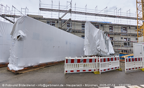 14.07.2025 - Baustelle MONACO an der Heinrich-Wieland-Strasse in Neuperlach