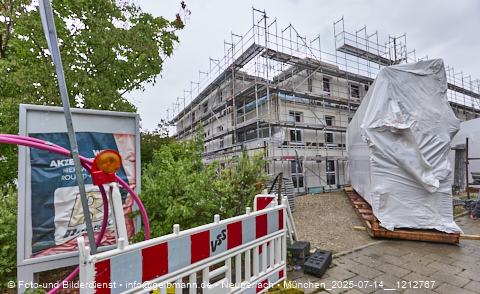 14.07.2025 - Baustelle MONACO an der Heinrich-Wieland-Strasse in Neuperlach