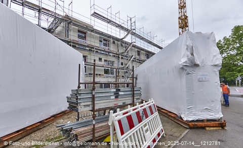 14.07.2025 - Baustelle MONACO an der Heinrich-Wieland-Strasse in Neuperlach