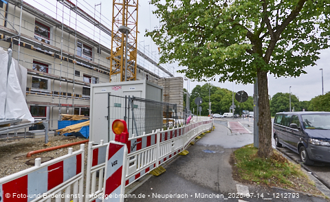 14.07.2025 - Baustelle MONACO an der Heinrich-Wieland-Strasse in Neuperlach