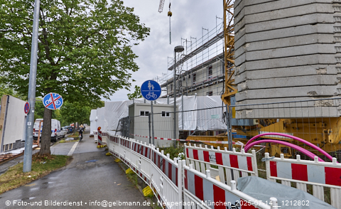 14.07.2025 - Baustelle MONACO an der Heinrich-Wieland-Strasse in Neuperlach