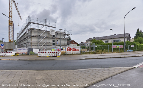 14.07.2025 - Baustelle MONACO an der Heinrich-Wieland-Strasse in Neuperlach