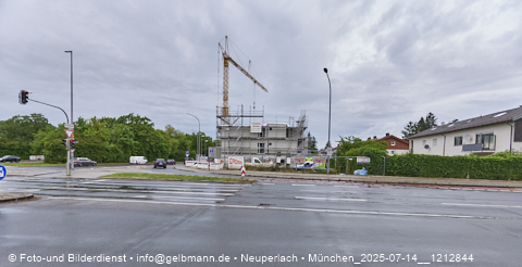 14.07.2025 - Baustelle MONACO an der Heinrich-Wieland-Strasse in Neuperlach