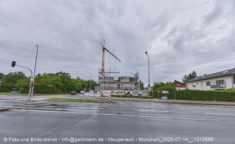 14.07.2025 - Baustelle MONACO an der Heinrich-Wieland-Strasse in Neuperlach