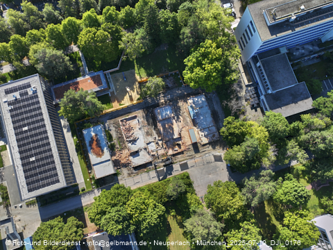 19.07.2022 - Abriss des alten Kindergartens an der Heinrich-Wieland-Straße in Neuperlach