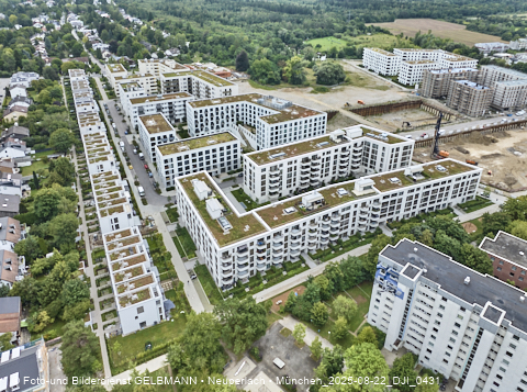 Luftbilder der Baustelle Alexisquartier in Neuperlach