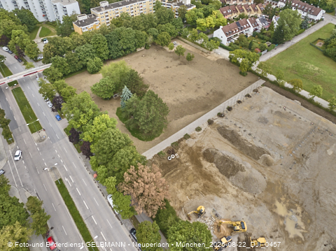 22.08.2025 - Baustelle zur Grundschule am Karl-Marx-Ring in Neuperlach