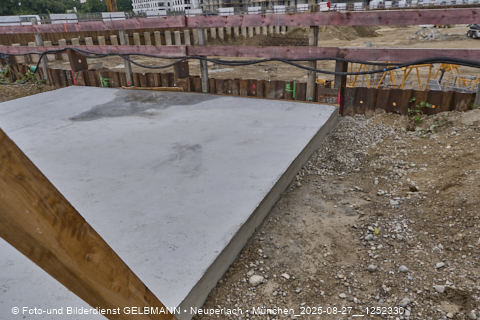 27.08.2025 - DEMOS-Baustelle und BayernHeim-Baustelle Alexiqauartier in Neuperlach