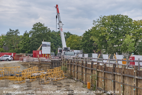 27.08.2025 - DEMOS-Baustelle und BayernHeim-Baustelle Alexiqauartier in Neuperlach
