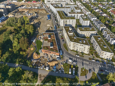 02.10.2025 - Baustelle BayernHeim und DEMOS im Alexisquartier