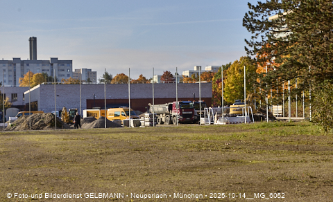 14.10.2025 - Baustelle zur Grundschule am Karl-Marx-Ring in Neuperlach