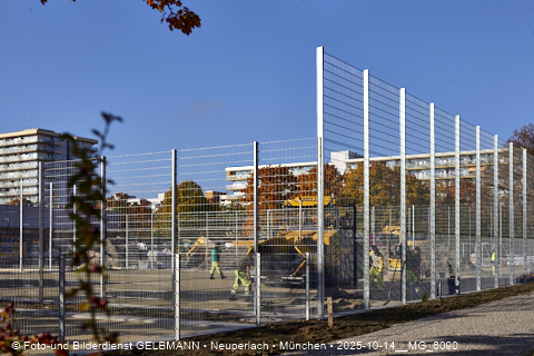 14.10.2025 - Baustelle zur Grundschule am Karl-Marx-Ring in Neuperlach