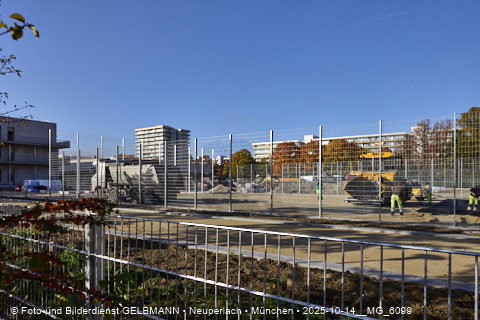 14.10.2025 - Baustelle zur Grundschule am Karl-Marx-Ring in Neuperlach