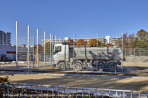 14.10.2025 - Baustelle zur Grundschule am Karl-Marx-Ring in Neuperlach