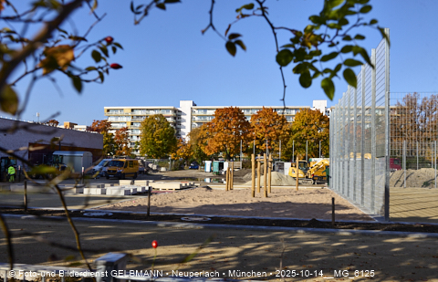 14.10.2025 - Baustelle zur Grundschule am Karl-Marx-Ring in Neuperlach
