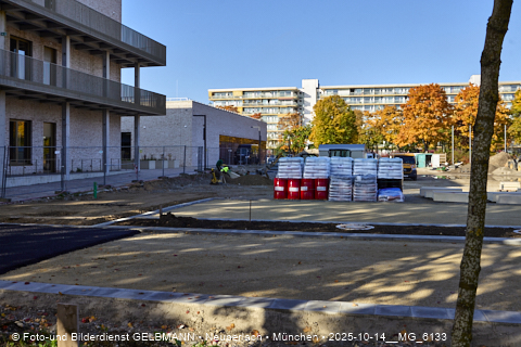 14.10.2025 - Baustelle zur Grundschule am Karl-Marx-Ring in Neuperlach