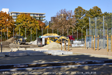 14.10.2025 - Baustelle zur Grundschule am Karl-Marx-Ring in Neuperlach